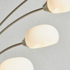 Łukowa lampa podłogowa Jaspa 76568 LED 5,5W 3000K srebrny biały