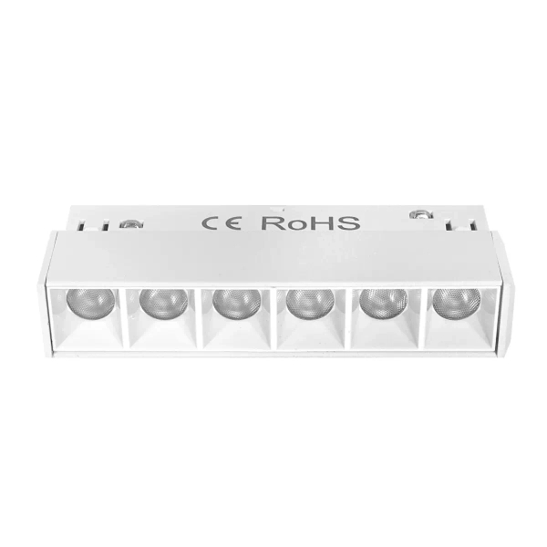 Lampa magnetyczna sufitowa do szyn 1254 LED 6W 3000K metalowa biała