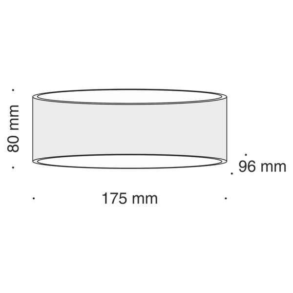 Futurystyczny kinkiet Trame C806WL-L5B LED 6W 3000K do sypialni czarny