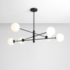 Loftowa lampa sufitowa Homme 1090PL_K1 szklane kule do salonu czarne białe