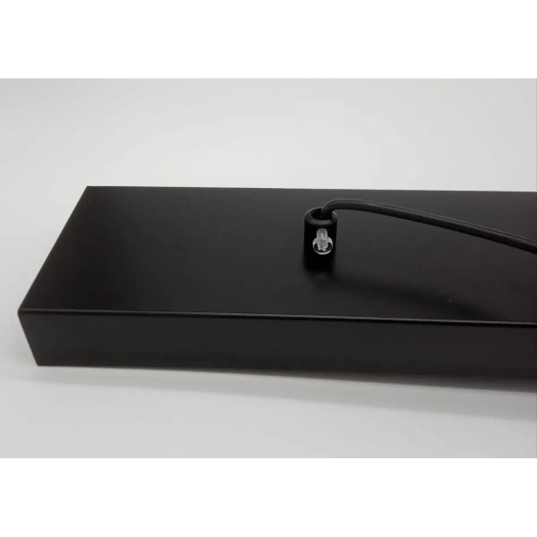 Wisząca lampa na listwie Linea XT068-4P Step nad wyspę czarna