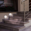 Zewnętrzna LAMPA elewacyjna AMARILLO 7980 Rabalux okrągła OPRAWA z czujnikiem ruchu LED 1,5W 3000K IP44 biały
