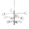 Lampa wisząca do salonu Ultimo ULT-ZW-12 (T) molekułowa biała tytan