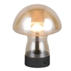 Lampka stołowa DOOLEY R54981113 LED 1,5W 3000K grzybek bursztynowy szary