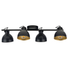 Industrialna lampa sufitowa MARS Sigma reflektorki czarne