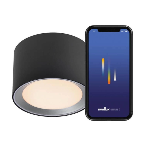 Lampa sufitowa Landon 2110840103 LED 2700-6500K IP44 tuba czarny