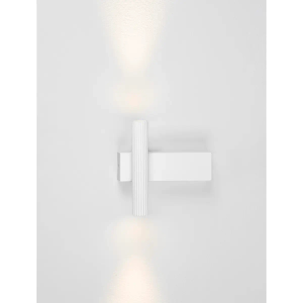 Podłużna lampa ścienna tuba JOSTELA LE45560 LED 6W 3000K metalowa biała