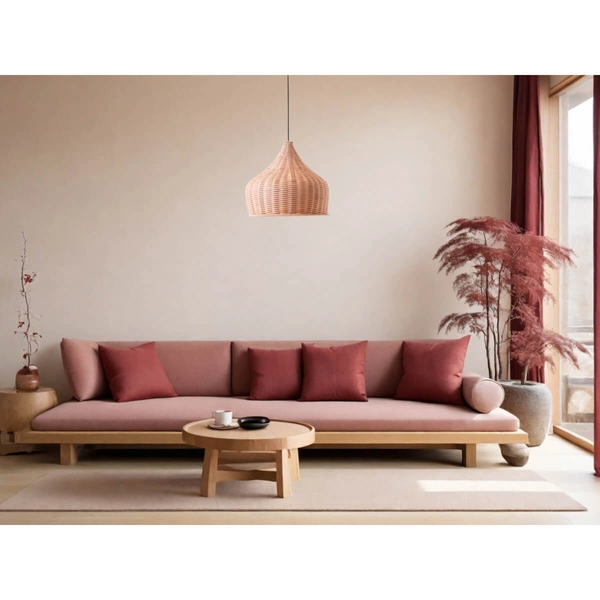 Nowoczesna lampa wisząca Palmas nad stół do jadalni boho