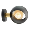 Designerski kinkiet okrągły Cyklop 2744 TK Lighting metalowy czarny patyna