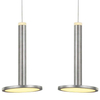 LAMPA wisząca OLIVIER MD17033012-4B S.NICK Italux listwa OPRAWA metalowa LED 60W 3000K zwis spodki nikiel