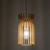 Skandynawska lampa wisząca Kymi 10571 Nowodvorski nad stół drewniana biała
