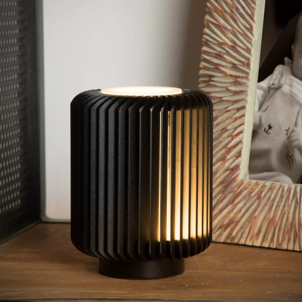 Lampka stołowa TURBIN 26500/05/30 Lucide LED 5W 3000K do sypialni czarna