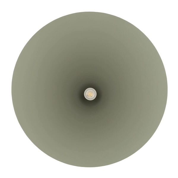 Salonowa lampa wisząca ZENITH 11482 stożek zielony