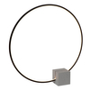 Ringowa lampka stołowa CIRKELIS 05555/24/30 LED 24W 3000K czarny biały