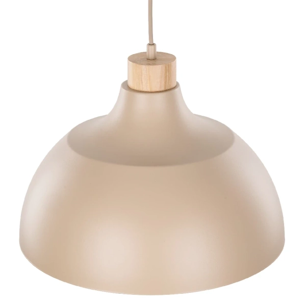 Skandynawska zwisająca lampa Cap Sabia 10656 do jadalni beżowa