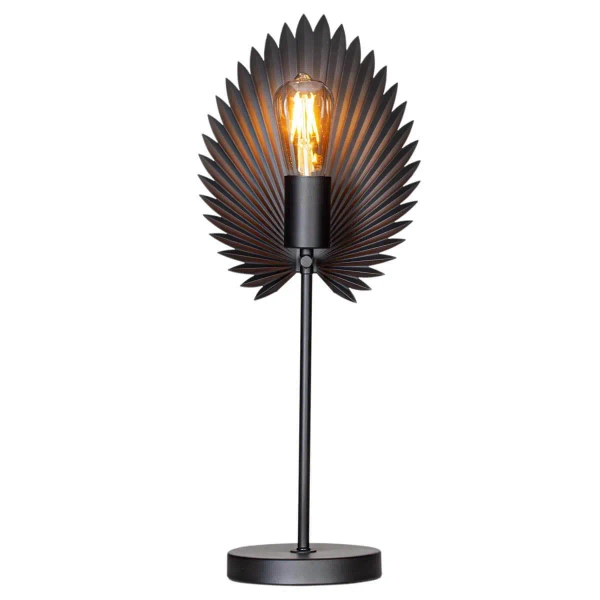 Designerska stołowa lampa Aruba 4002420-4002 pióra metalowe czarne