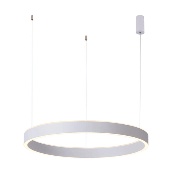 Lampa wisząca okrąg Brasco PND-56215D-060RPP-WH-3KS4K-TRDIMM Italux LED 60W 3000-4000K biały