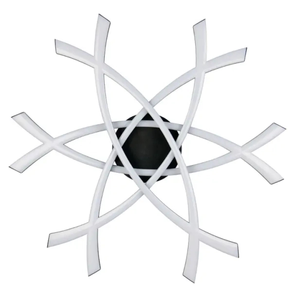 Designerski plafon natynkowy Pollock R63691132 LED 33W 3000K liniowy czarny