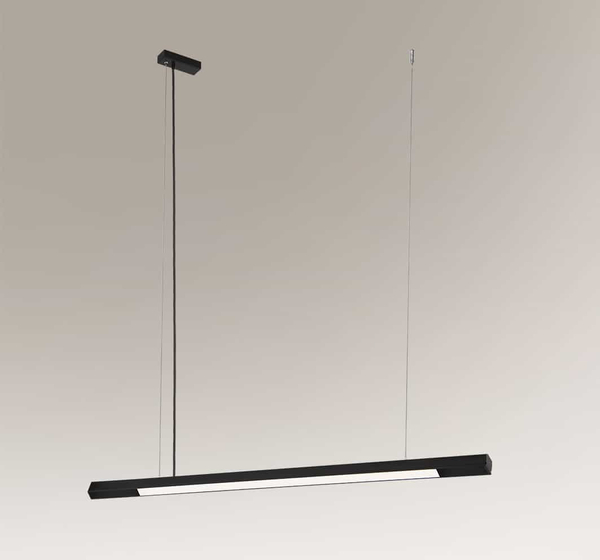 LAMPA wisząca HAKODA 8656 Shilo metalowa OPRAWA zwis LED 16W 4000K listwa czarna