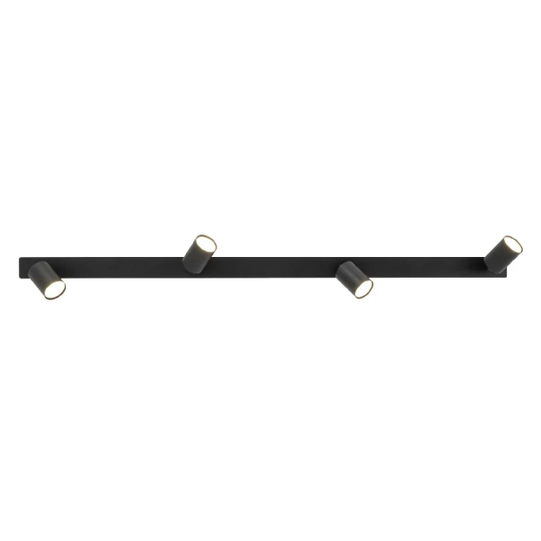 Podtynkowa lampa do przedpokoju Nex 10801 tubki na belce czarny