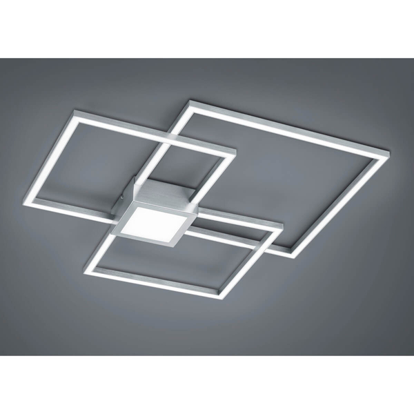 Salonowa lampa nasufitowa HYDRA 676210407 Trio LED 38W 3000K srebrna