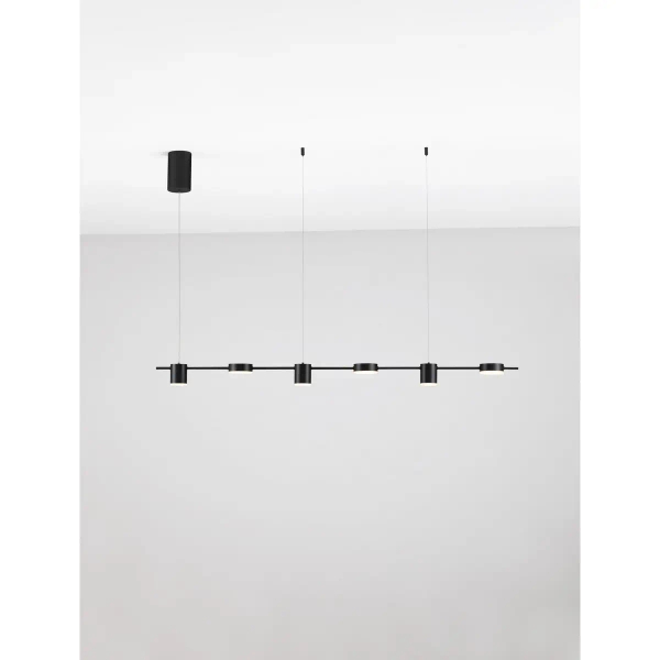 Lampa wisząca ORELVIO LE45435 LED 29W 2700-4000K ściemnialna czarna