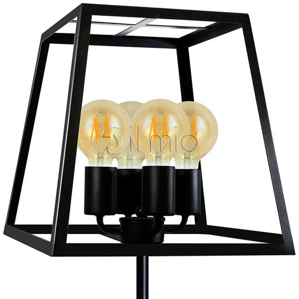 LAMPA stojąca FINLAND 308696 Polux podłogowa OPRAWA metalowa czarna