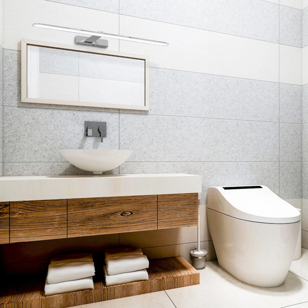 Kinkiet LAMPA ścienna SPLASH ML5614 Milagro łazienkowa OPRAWA metalowa LED 12W 4000K galeryjka IP44 chrom