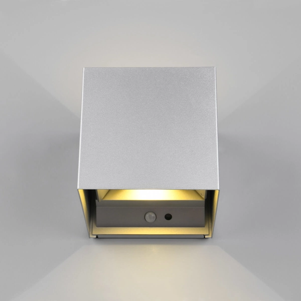 Elewacyjna lampa ledowa Talent R27759187 LED 12W 3000K IP44 srebrny