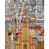Prostokątny obraz WARSAW GIRL KH1501100277 King Home Warszawa wielokolorowy