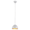 Wisząca lampa do jadalni Modena AZ1396 Azzardo półkula biała złota