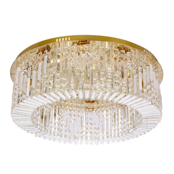 Kryształowa lampa sufitowa Maranga 18-33345 Candellux crystal złoty