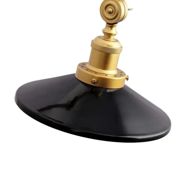 Regulowany kinkiet ścienny Retro ABR-KRNW-GB Abruzzo czarny złoty