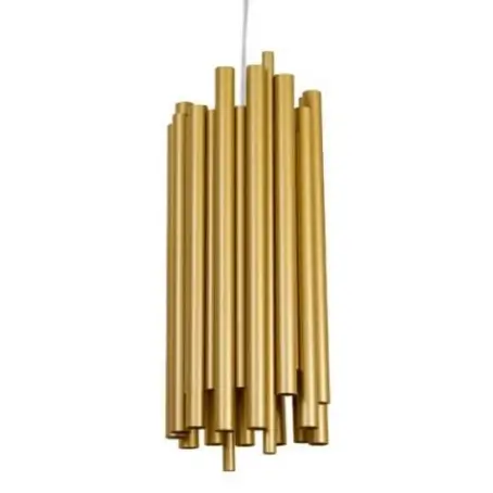 Metalowa lampa wisząca tuby FELIX LE43386 nad stół złoty