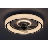 Wentylator z lampą LED Horacio czarny biały 71009 67W 3000-6000K CCT z pilotem