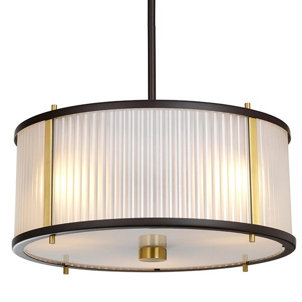 Żyrandol LAMPA wisząca Corona DL-CORONA-3P-BAB Elstead okrągła OPRAWA klasyczny zwis mosiądz brąz