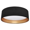 Okrągła lampa sufitowa RONDO BLACK ML7070 LED 18W 4000K czarna złota