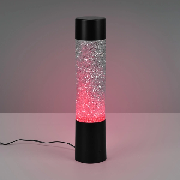Dekoracyjna lampka biurkowa Glitter R50871032 RL Light LED 1W RGB czarny