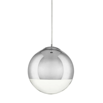 Lustrzana lampa wisząca Flash MP1238-300 chrome Step kula szklana chrom