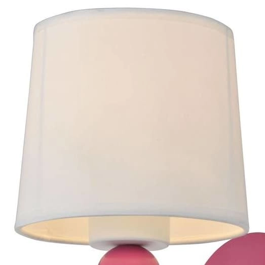 Kinkiet do pokoju dziecięcego Bebe 21-39163 Candellux z abażurem różowy