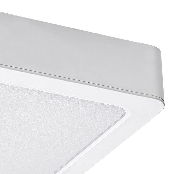 Ledowa lampa sufitowa Shaun plafon do sypialni 24W 4000K biały