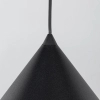 Trójkątna lampa wisząca CONO 10059 salonowa czarny