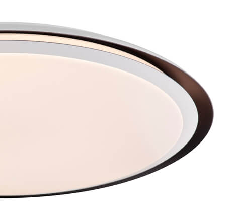 Natynkowy plafon Xaver 41359-40RGBSH LED 40W 3000-4000-6500K biały czarny