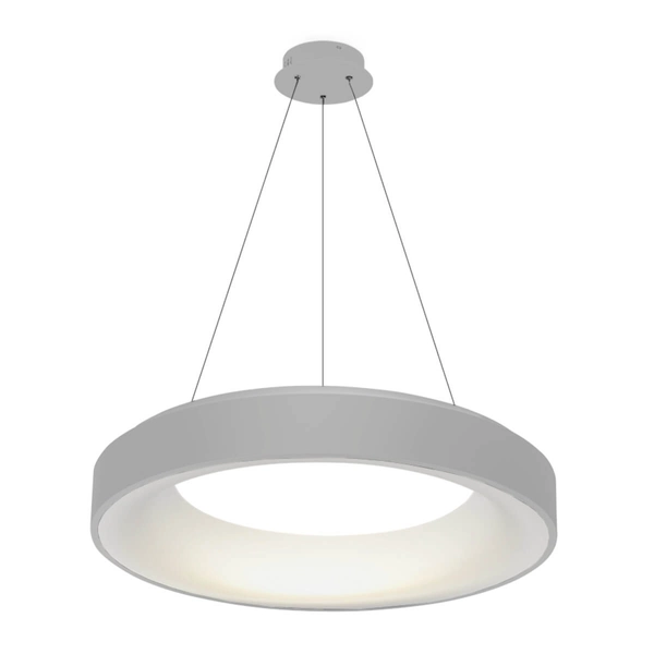 Wisząca lampa biurowa Sovana AZ3438 LED 40W 2700-6500K okrągła szara
