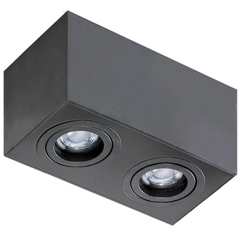 Prostokątna lampa spot sufitowy Brant AZ2827 do pokoju czarna