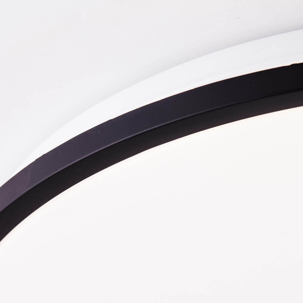 Ściemniany plafon Jamil HK19489S76 LED 30W 3000-6500K czarny