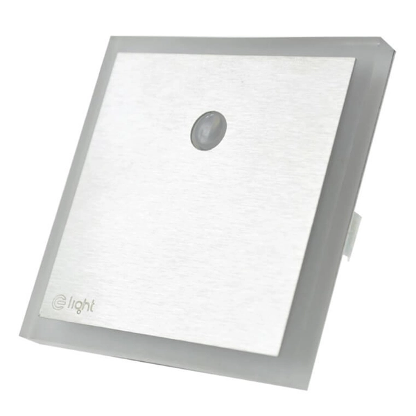 Schodowa lampa ścienna z czujnikiem ruchu Evo EKS0996 LED 0,6W 3000K biały