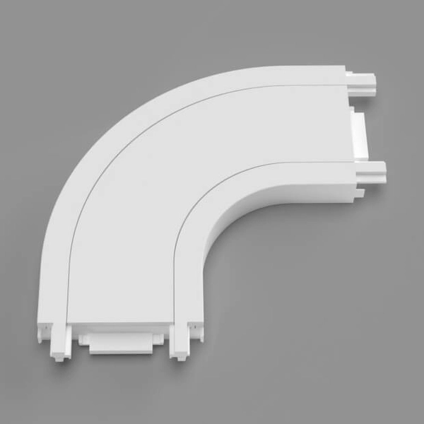 Kątowy łącznik do szynoprzewodu Gamma AZ5327 1-fazowy biały