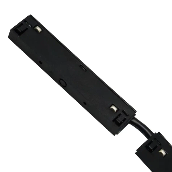 Prosty łącznik z kablem do szynoprzewodów Magnetic Track ML2190 czarny