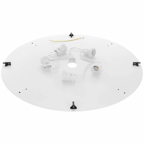 Natynkowa lampa okrągła z czujnikiem 137623621993 do gabinetu szara